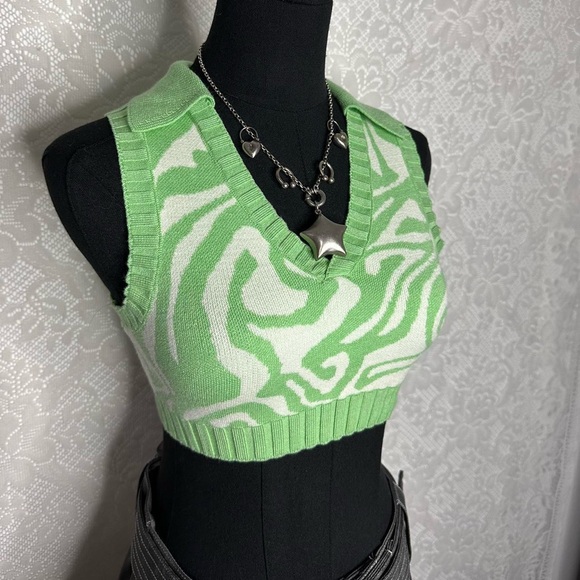 Motel swirly crop top - Picture 2 of 5